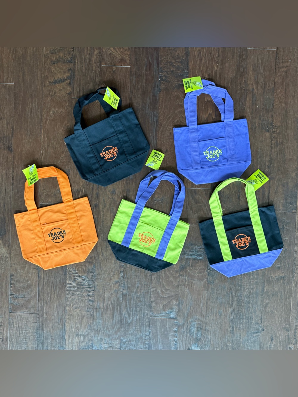 Trader Joe’s Halloween Mini Totes - set of 5